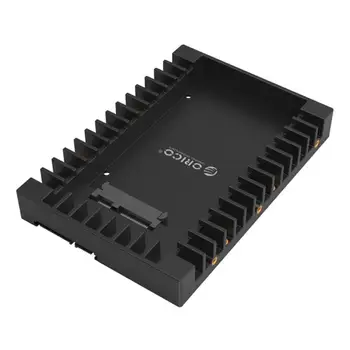 Картинка ORICO 1125SS hdd чехол 2,5 дюймов до 3,5 дюймов SATA HDD/SSD адаптер 7/9. 5/12. 5 мм SSD жесткий диск Корпус для жесткого диска коробка поддержка SATA3.0 6 Гбит/с