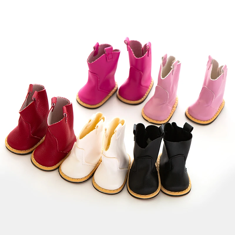 

New Fashion boots shoes Wear Fit 17 inch 43cm Doll Born Baby Doll Accessories For Baby Birthday Festival Gift