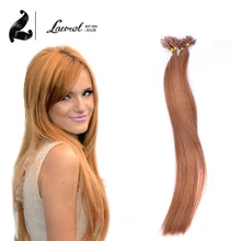 Color #130 Nail U Tip Hair Extensions 0.5g/strand 100strands 50g 16-24inch Thick Virgin Straight Fashion Human Hair Extensions