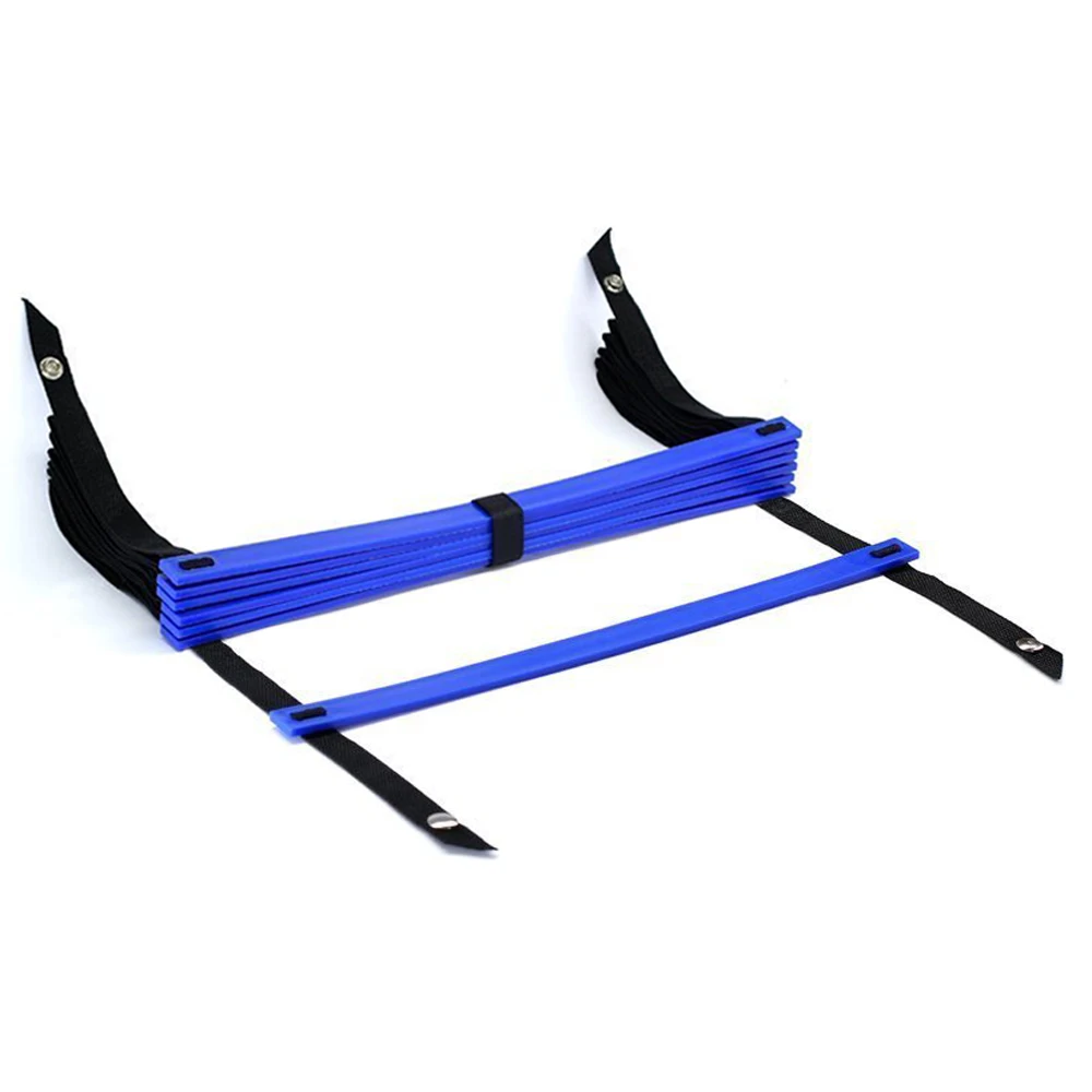 

JHO-10 Feet Agility ladder Soccer Training Quick 7 Flat Rung-Blue