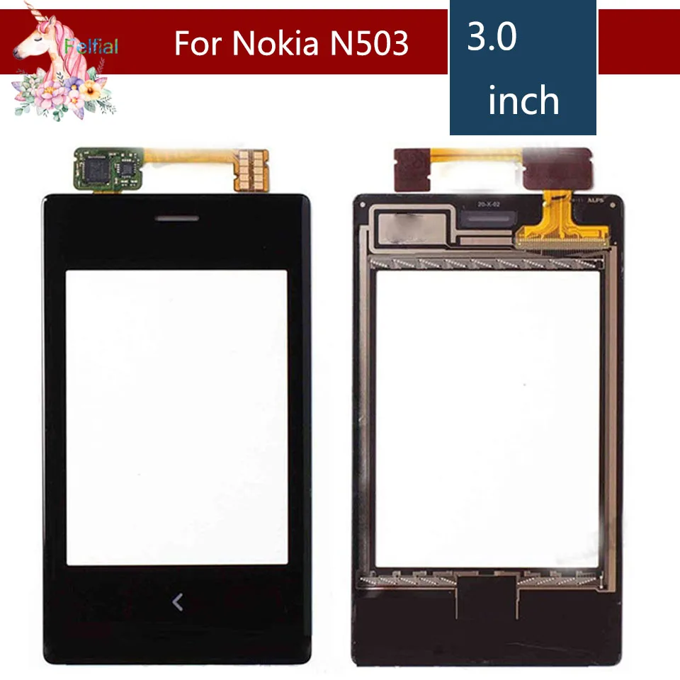 3 0 &quotдля Nokia Asha 503 N503 5030 N5030 ЖК-дисплей Сенсорный экран планшета Сенсор внешний