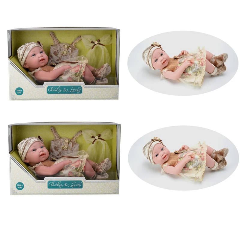 

15 Inch Newborn Baby Doll Soft Realistic Simulation Doll Toys for Children Educational Lifelike Babies Dolls Birthday Gift
