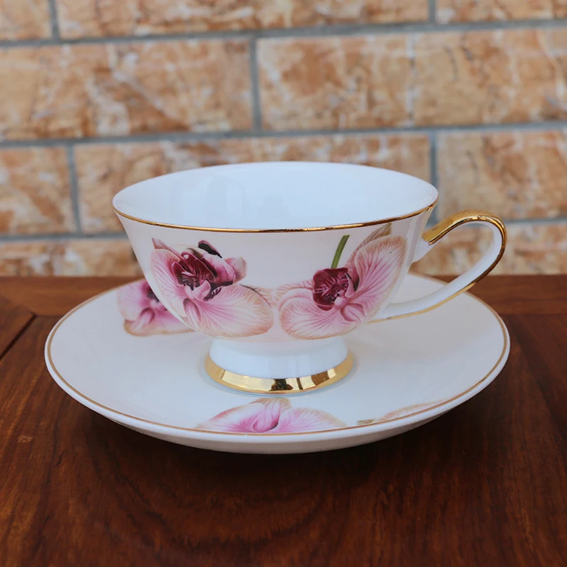 Наборы кофейных чашек Blue flower bone china креативный Британский Высококачественный
