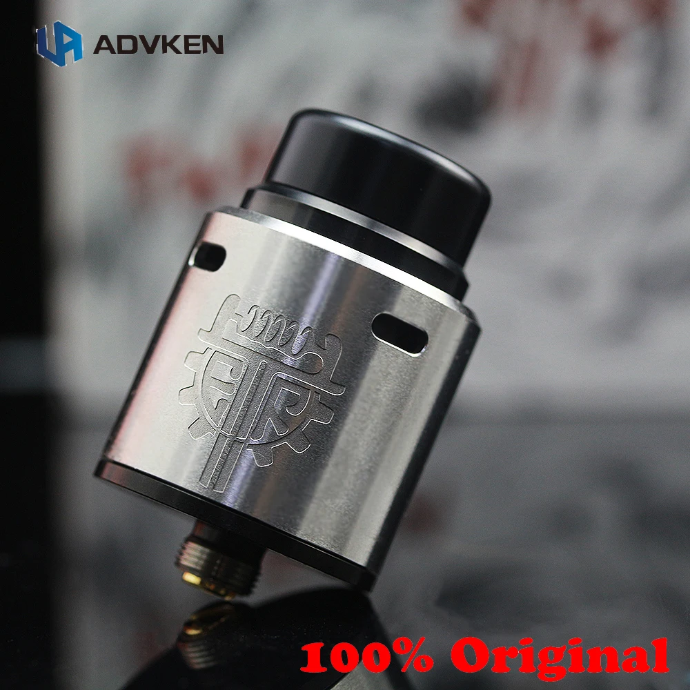 

100% Original ADVKEN Twirl RDA Rebuildable Vape Tank Atomizer 510 Thread With 810 Drip PEI Tip For E-Cigarette Vape Atomizer