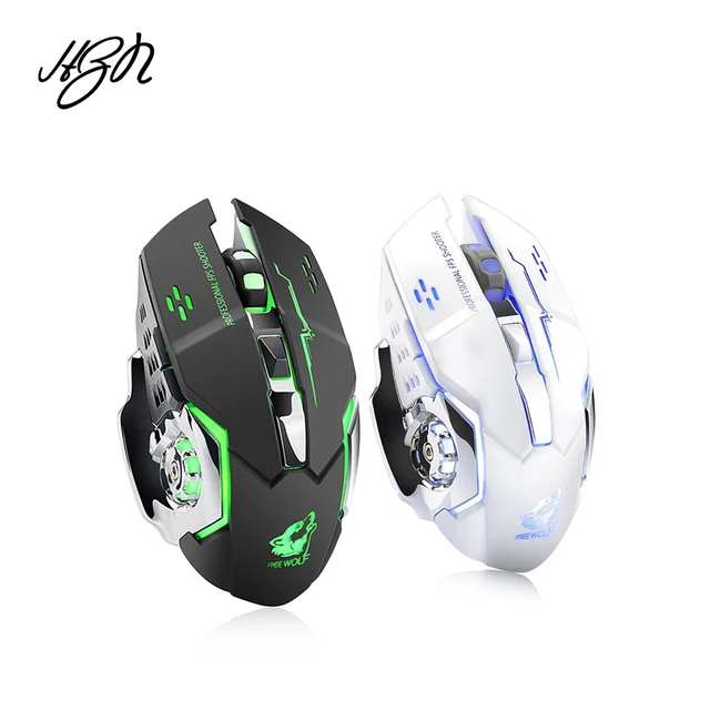 Cheap Wireless Fashion Colorful Backlight Light Gaming Mouse For Laptop PC Ergonomics Design DPI Adjustable Computer Peripherals