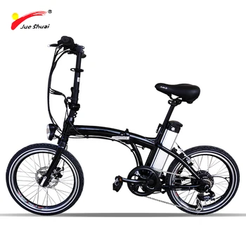 

jueshuai 36V Folding Electric Bicycle Lithium Battery Aluminum Alloy Ebike for Bafang Hub Motor Shimano Foldable Electric Bike