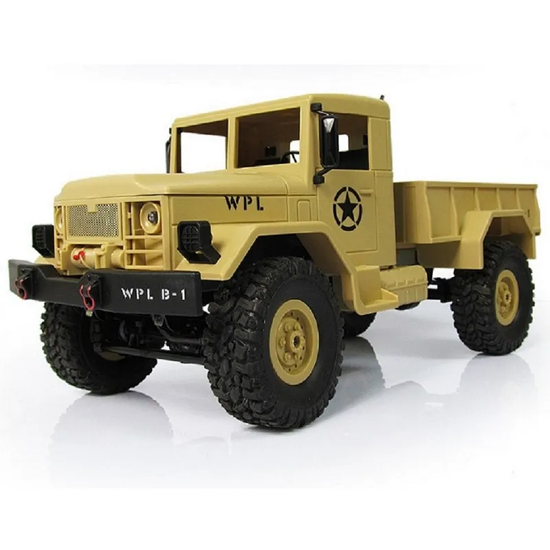 Military RC Truck 2.4G Four Wheel WPLB-14 Off Road Vehicle Remote Simulation Of Military Vehicle Climbing Toy Car Dirt Bike (4)
