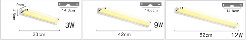 Светодиодный светильник для ванной комнаты, современный светильник из нержавеющей стали, настенный светильник s, светильник для ванной, косметический светильник ing