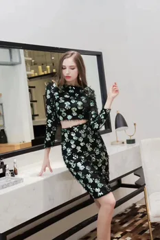 

NEW high quality 2019 African French net tulle Lace Fabric for party Hot selling with Ostrich feather glued glitter sequins lace