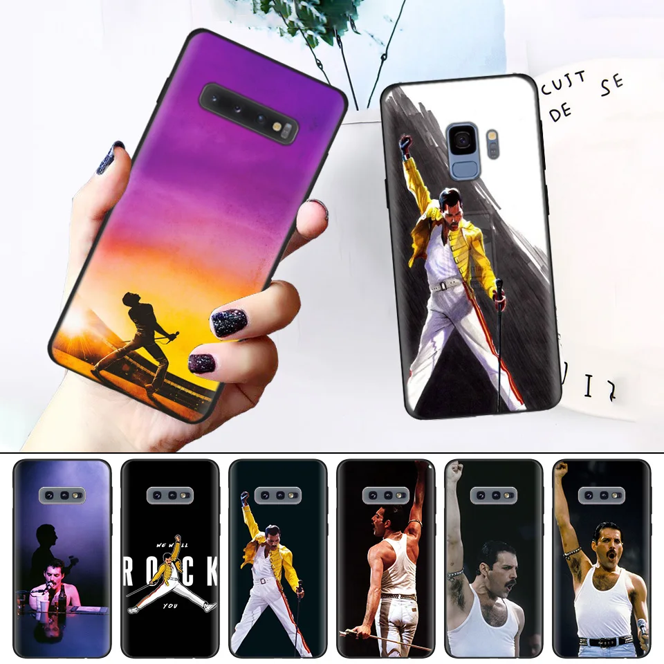 

Phone Pattern for Samsung Galaxy S8 S9 S10 S10e S10 Plus M20 S6 S6edge S7 S7edge Silicone Soft Case Shell Queen Freddie Mercury