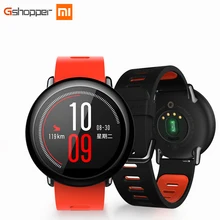 Оригинальный Xiaomi huami часы Amazfit темп спортивные Смарт-часы английская версия Bluetooth 4.0 сердечного ритма Мониторы GPS для iOS и Android