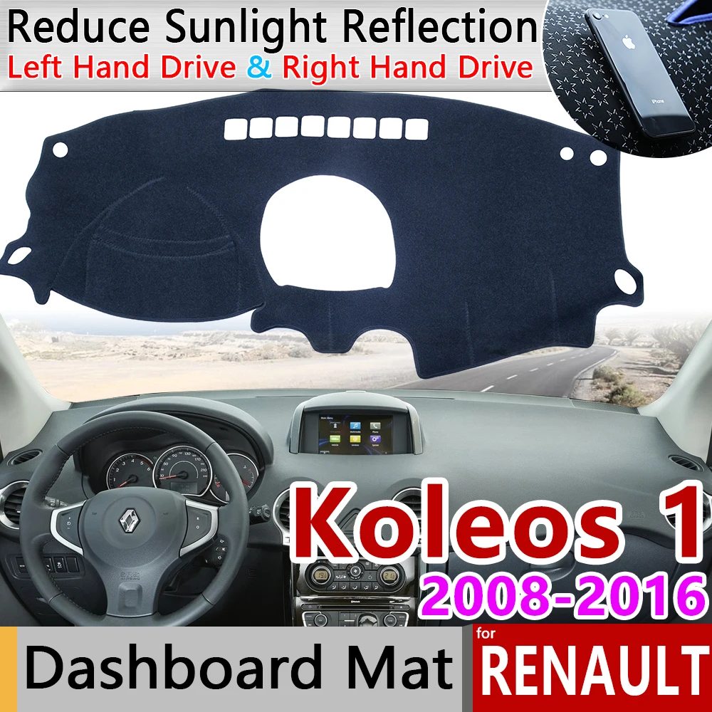 Для Renault Koleos 1 2008 ~ 2016 samsung QM5 Противоскользящий коврик на приборную панель Зонт