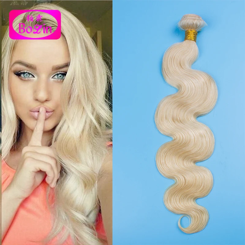 Hot Sale Brazillian Virgin Hair Body Wave 3 Bundles 613 Blonde