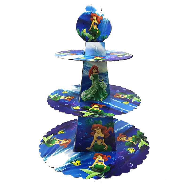 1set A Little Mermaid Theme Cupcake Stand A Little Mermaid