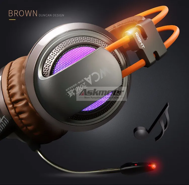 Best Computer Gaming Headset Headband with Microphone Mic XIBERIA V10 Heavy Bass  Stereo Game Headphone Light for PC Gamer (11)