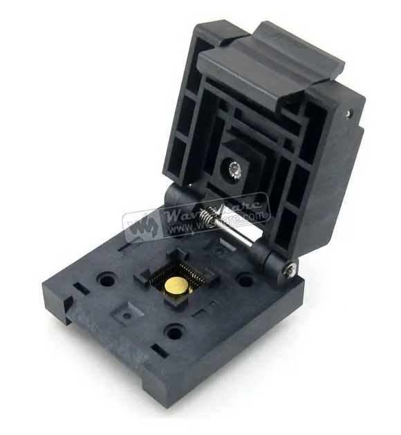 QFN-48(56)BT-0.5-01 QFN48 MLP48 MLF48 Enplas QFN 7x7 mm 0.5Pitch IC Test Burn-In Socket with Ground Pin