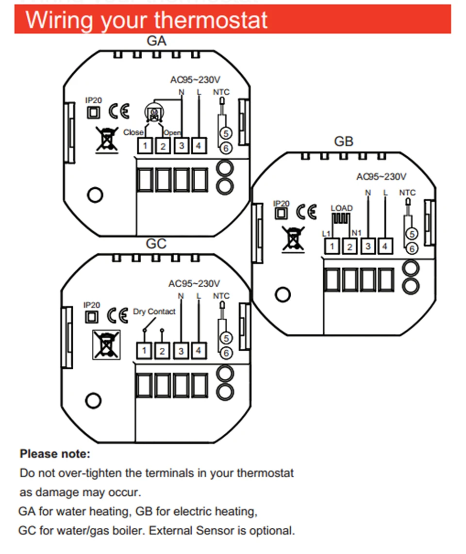 Termostato inteligente com wifi, termostato inteligente controlador