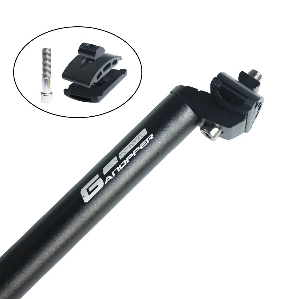 GANOPPER Bicycle Suspension Seatpost 25.4/27.2/28.6/30.4/30.9/31.6*350mm Damping MTB Bike