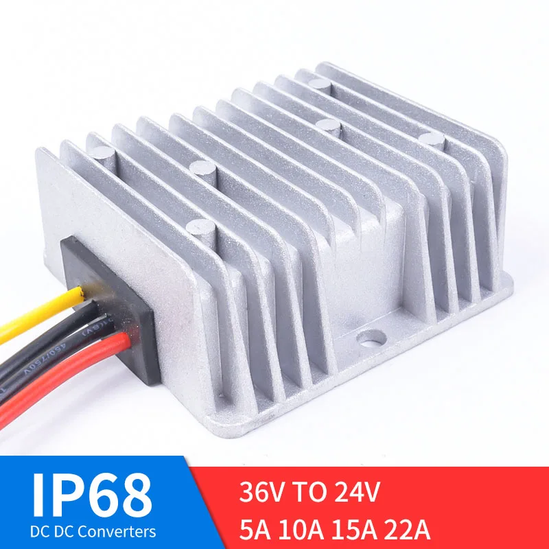

DC 36V TO 24V 5A 10A 15A 22A DC Power High Quality Converter Step-Down DC Regulator for Automot
