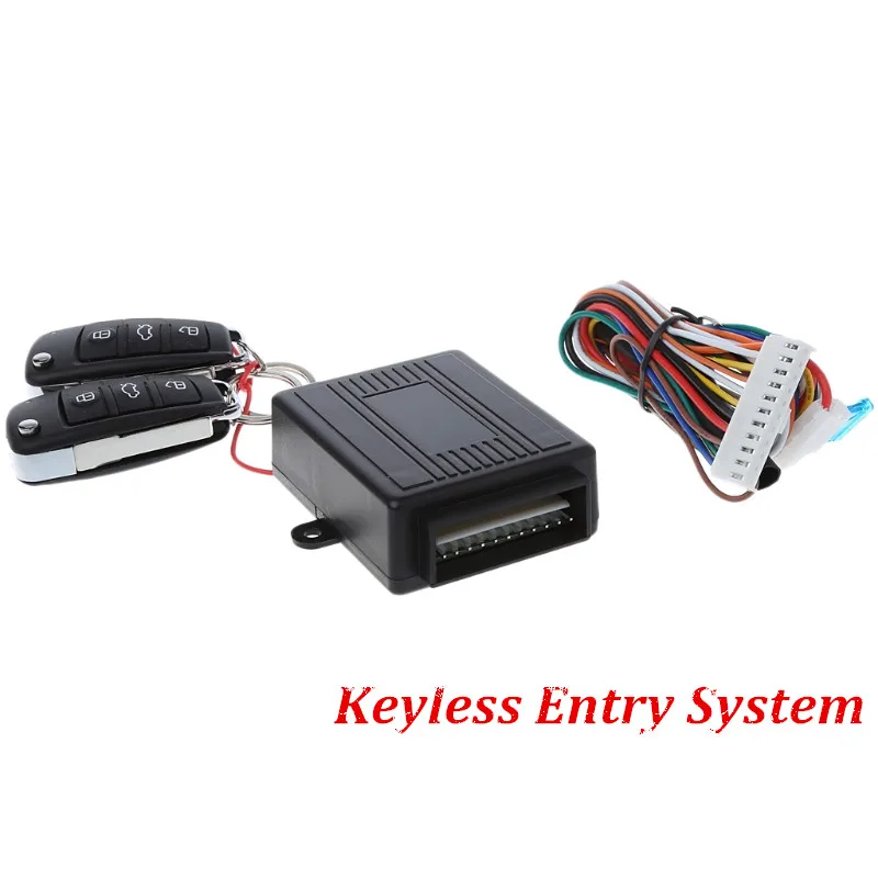 

Universal Car Auto Keyless Entry System Button Start Stop LED Keychain Central Kit Door Lock with Remote Control