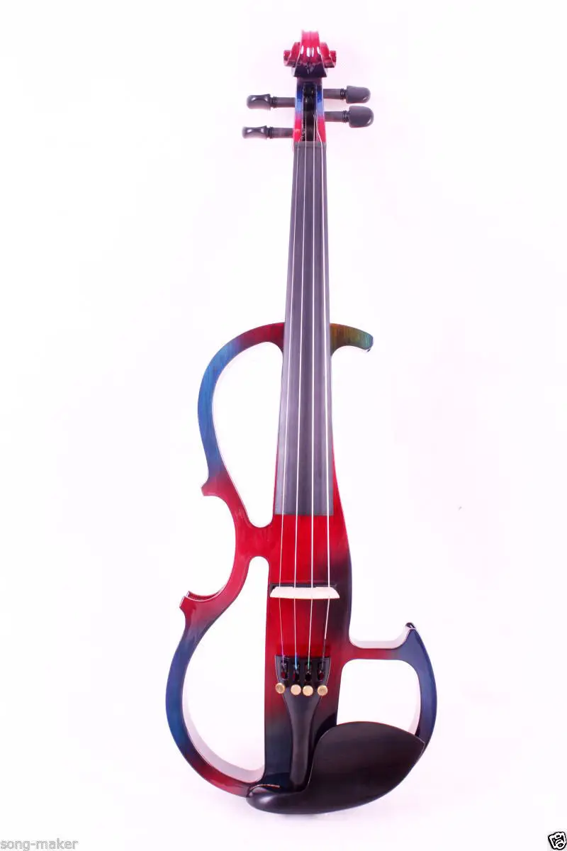 Electric Violin Left Hand Powerful Sound Reverberation 4/4 Yinfente