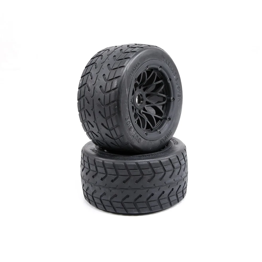 

5B Thicker Tarmac Buster On Road Wheel Tires(Rear) For HPI Baja 5B Rovan King Motor