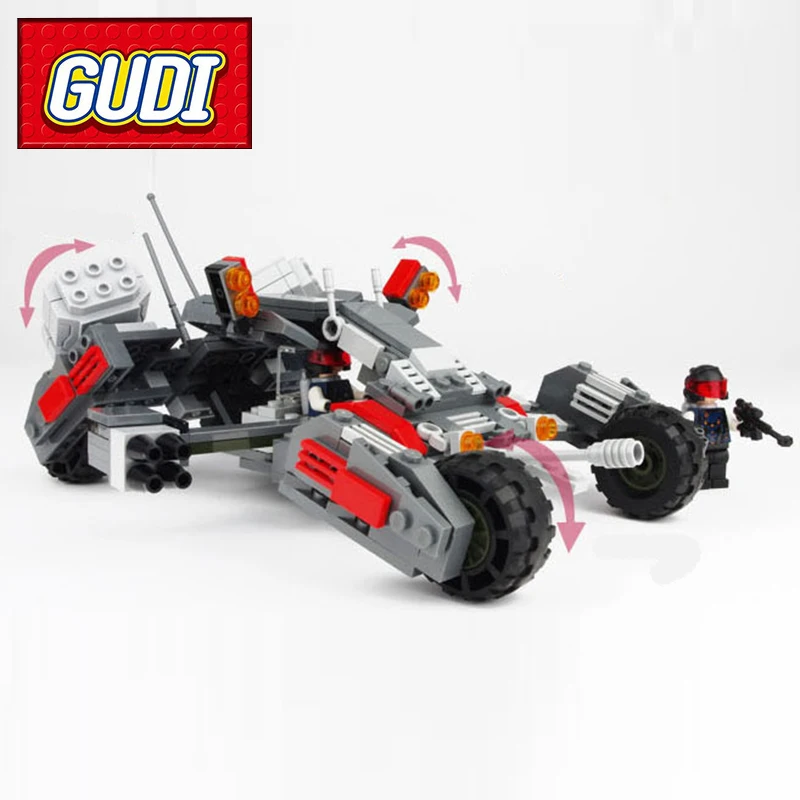 GUDI-8215-Earth-Border-Fighter-296pcs-Educational-Kids-DIY-Bricks-Assemble-Building-Block-Sets-Educational-Toys (2)