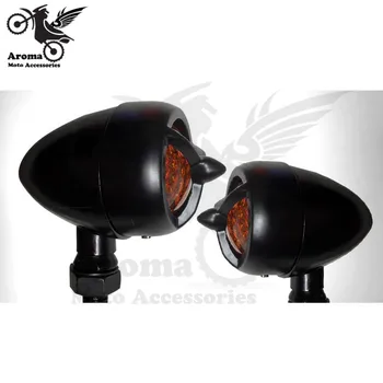 

scooter yellow lighting lamp amber lens metal shell motorcycle turn signal light for harley prince cruise motorbike LED moto