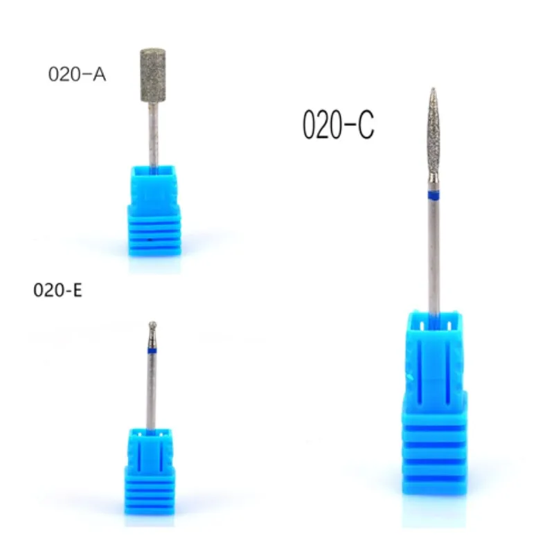 3 шт./упак. 6 видов Сталь фрез для маникюра/педикюра для электрическая машинка для маникюра, аксессуары для полировки 3/32 ''-вольфрамовый бор для дизайна ногтей инструменты - Цвет: ACE