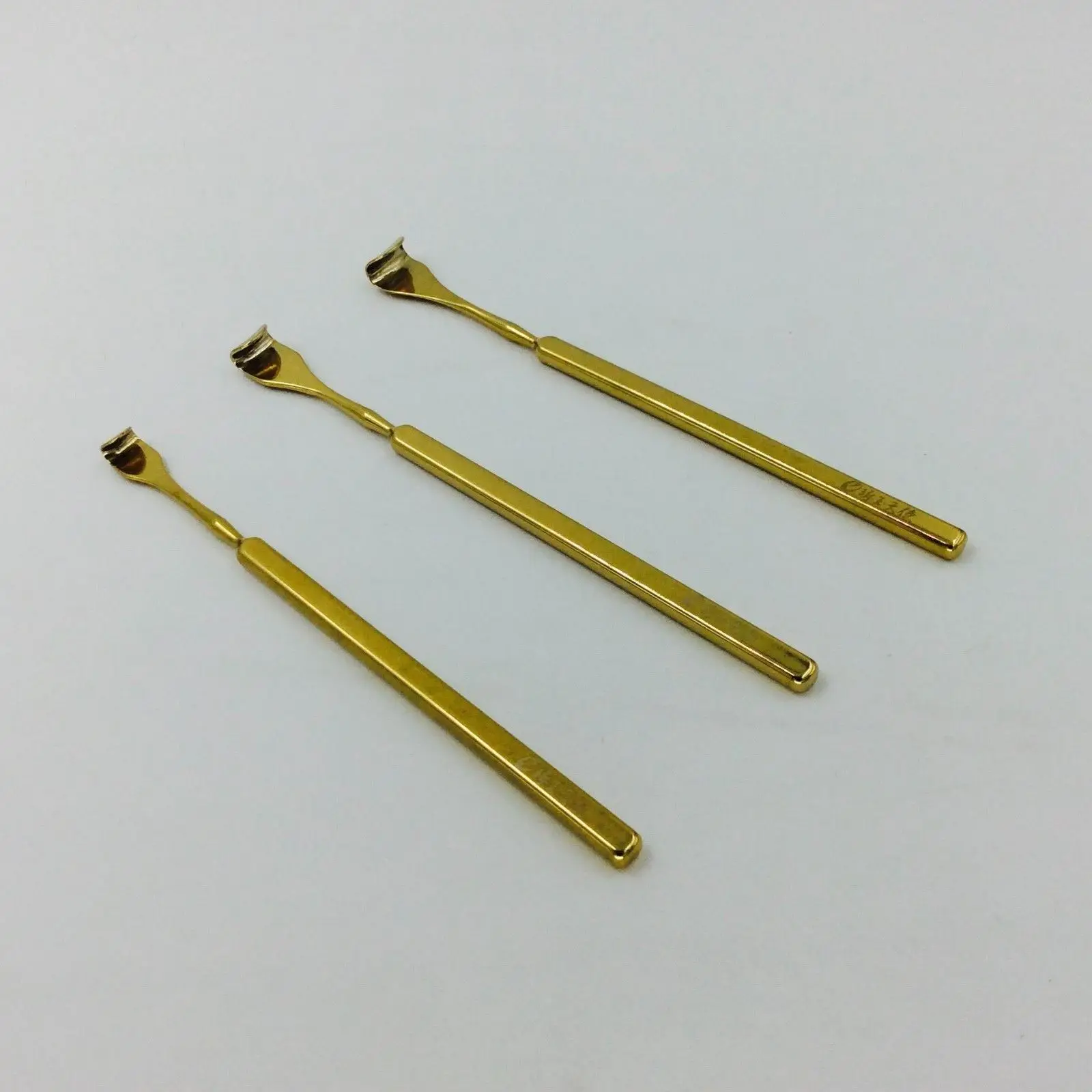 

3pcs Stainless steel DESMARRES Lid Retractors golden color ophthalmic instrument