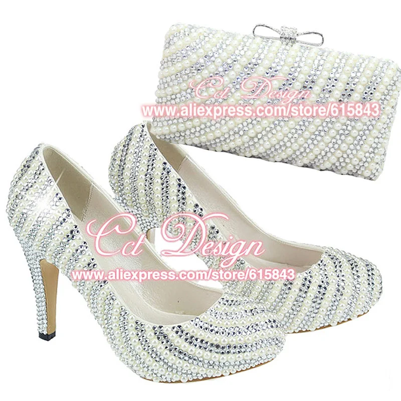 bridal shoes and bags