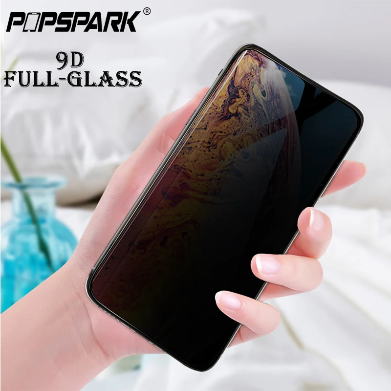 

9D Soft Edge Privacy Tempered Glass for IPhone X XS MAX XR 8 8Plus 7 Plus 6 6Plus Protective Glass Anti-Peeping Screen Protector