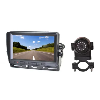 

Vardsafe VS472M | Arm Bracket Side View / Rear View Reverse Camera + 7 Inch Self Standing Monitor for Truck Bus