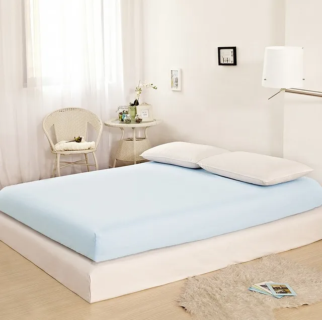 SunnyRain 1 Piece Polyester Fitted Sheet King Queen Size Bed Sheet With