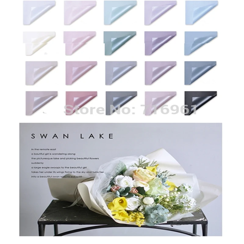 60*60 см Корейская Yunjin бумага шелковый атлас текстура цветочный подарок оберточная бумага для букета упаковка Ремесло цветочный магазин товары для флористов