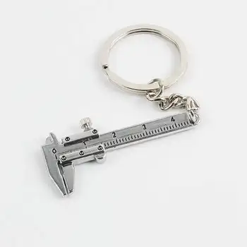

100 Pieces Mini Caliper Key Buckle Portable Utility Tool Keychain Key Ring
