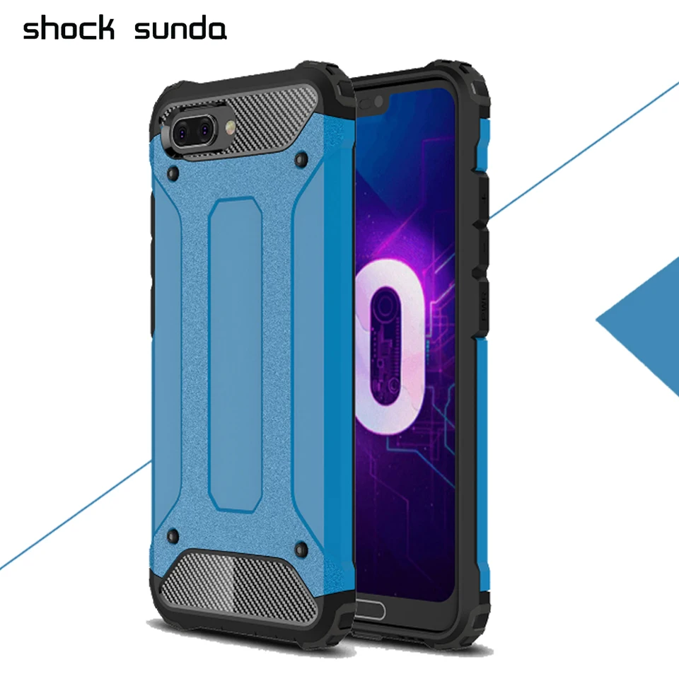 

Shock Sunda Hard Armor Phone Case For Huawei Honor 10 Case Cover Huawei Honor 10 Case Silicone Dropshipping 2018 New Arrivals