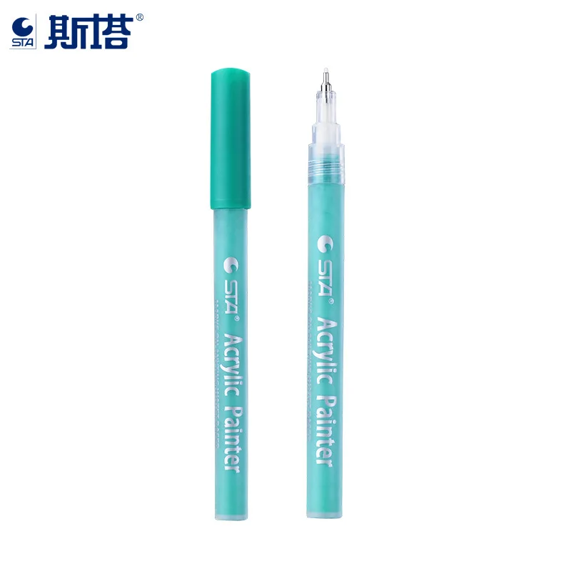 STA 1100 24 Colors Acrylic Paint Marker Pens Permanent Paint Pen Art