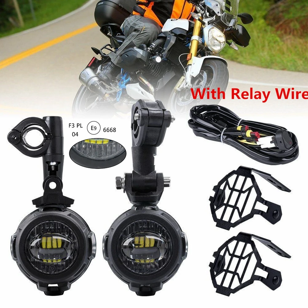 

Motocycle Fog Lights For BMW Motorcycle LED Auxiliary Fog Light Driving Lamp For BMW R1200GS/ADV K1600 R1200GS R1100GS
