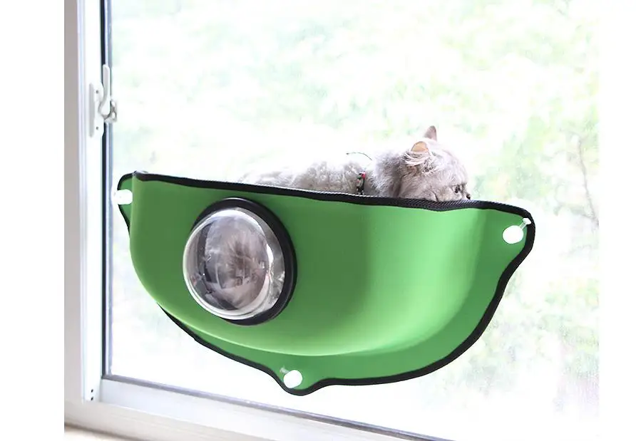 Подвешивание кошачьего туалета EVA присоска Гнездо Кошка гамак окно, кошка подстилка кошачья платформа