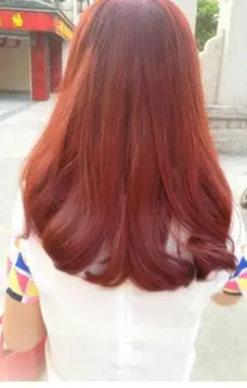 Mokeru 1pc Smoothing Shiny Natural Professional Wine Red Brown