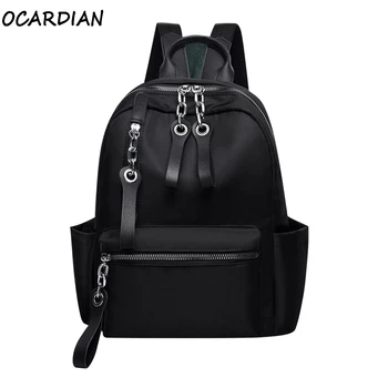 

OCARDIAN Backpack Simple Style Backpack Women Leather Anti Theft 2019 Laptop Satchel Travel School Rucksack Bag A27
