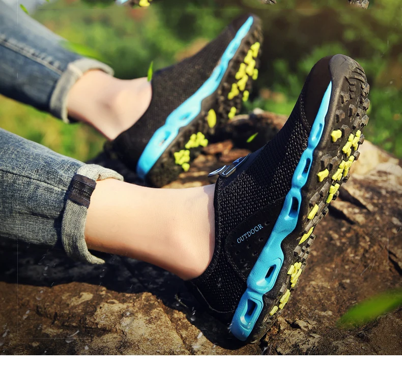 Летняя обувь для альпинизма для мужчин; Уличная обувь; кроссовки; дышащая обувь для пешего туризма; женские спортивные сандалии; водонепроницаемая обувь; 46 45
