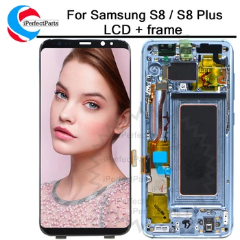 

AMOLED For SAMSUNG S8 LCD Display Touch Screen Digitizer Replacement for SAMSUNG S8 Plus LCD S8 Screen G950 G950F G955 G950F