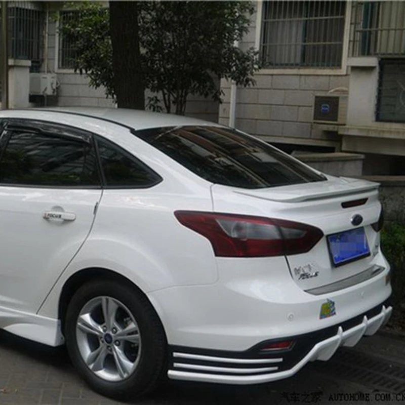 Стайлинг автомобиля для Ford Focus Sedan 4 двери 2015 2016 2017 АБС пластик праймер без краски