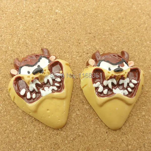1pcs/lot resin flat back Halloween Lion cartoon animal 31mm Cabochons Hair Bow Center DIY Christmas decration C114-4