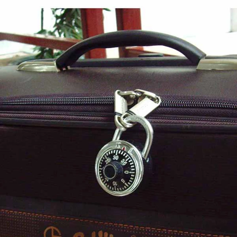 Rotary Padlock Code Lock Digital Combination Safe Round Dial Number Luggage Suitcase Security Latch Tool Accessory 1