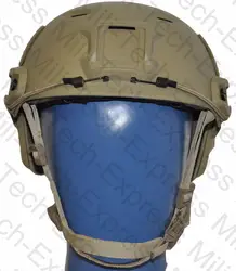 Военный Быстрый загар BJ с высоким вырезом стиль вентилируемый Airsoft тактический шлем Ops Основной стиль базовый прыжок тренировочный шлем