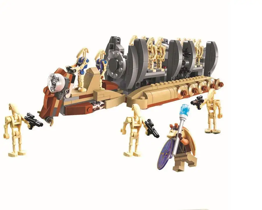

NEW BELA Star Wars 7 battle droid troop carrier Figure toys building blocks set marvel compatible with LEPIN brick block toys
