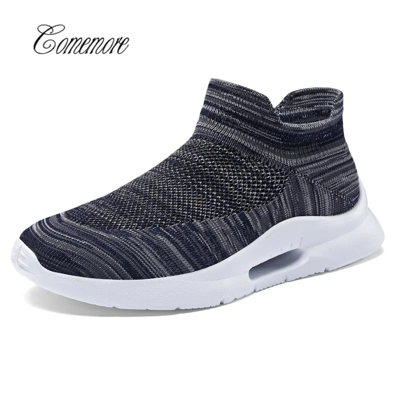 

comemore Running Shoes for woman 2019 spring Brand Sports jogging footwear Outdoors Lightweight lovers high top sock Sneakers